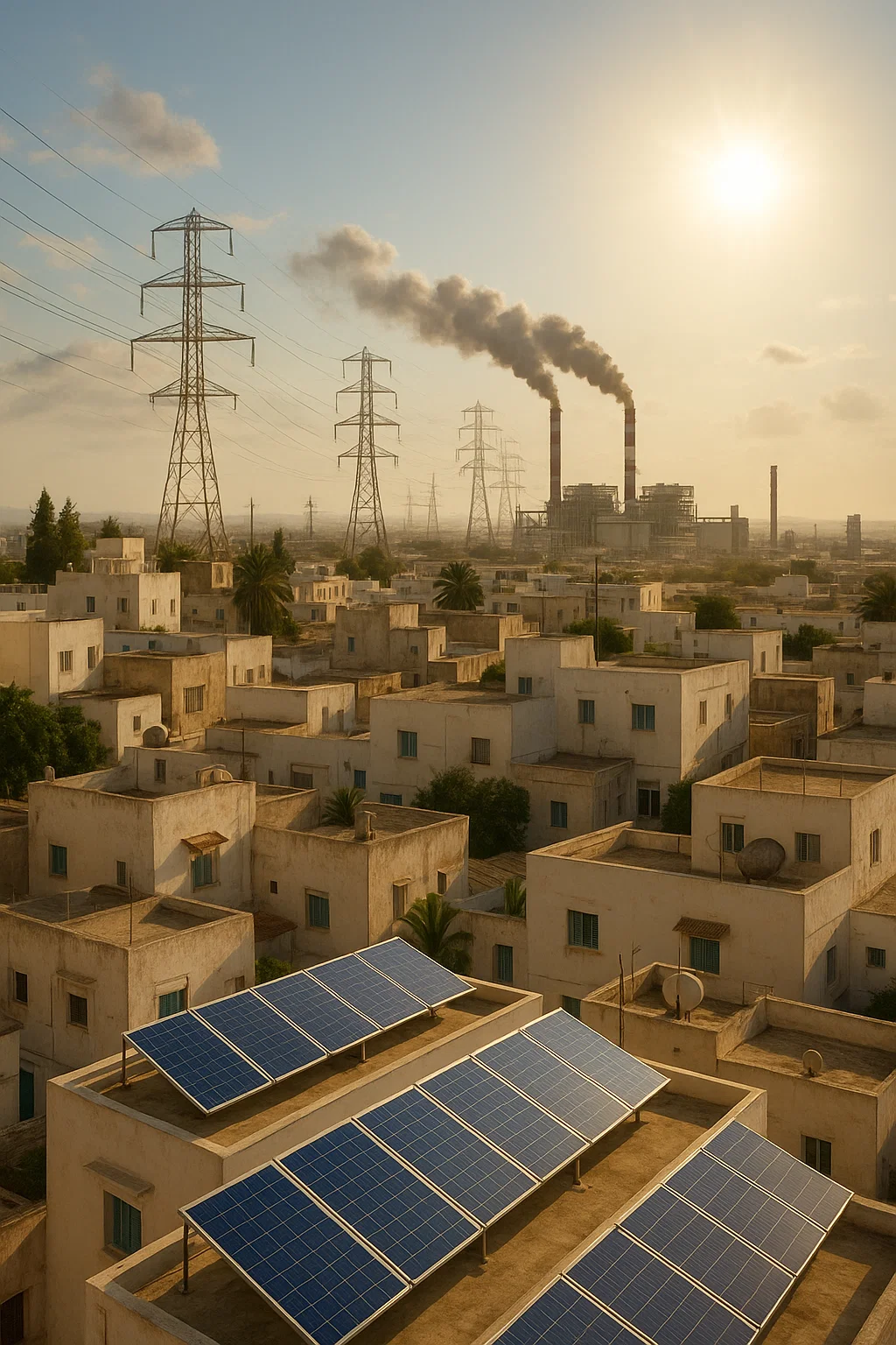 5 problèmes d’électricité en Tunisie et comment l’énergie solaire  les résout durablement