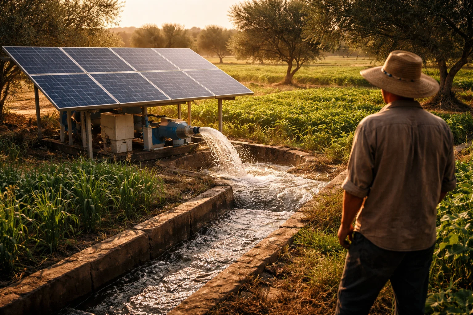Le pompage solaire en Tunisie : le guide complet pour l&rsquo;agriculteur moderne (2026)